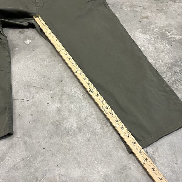 Mavi Matt Relaxed Straight Leg Pants Men's 40x26 Khaki Green - Picture 6 of 9